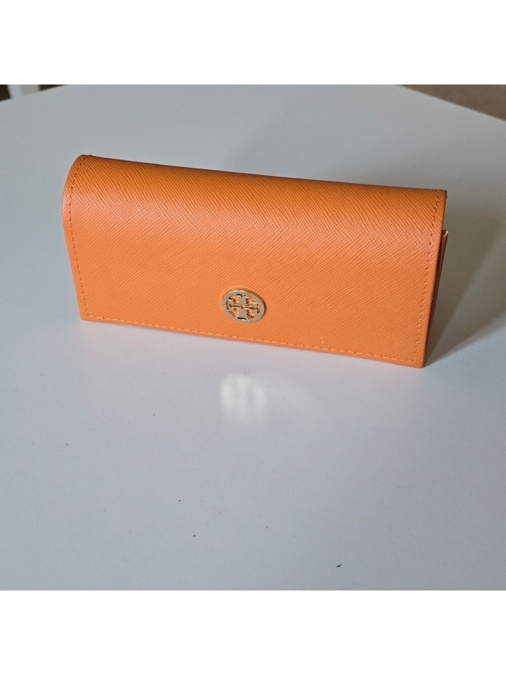 Tory Burch glasses case color orange